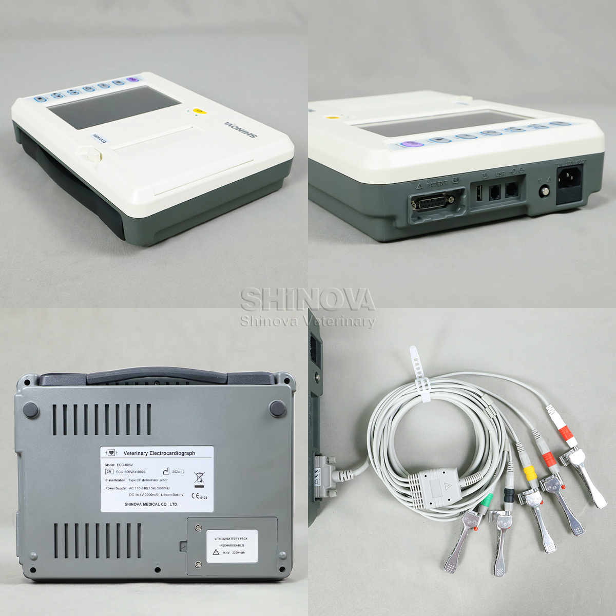 휴대용 수의사 ECG 기계 수의사 심전도
